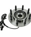 Drop In Install Ready For The Grind Heavy Duty Front Wheel Hubs And Bearings Pair Set for Ram 1500 2500 3500 showing hub assembly with 8 studs.