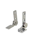 Flozari 304 stainless steel rotary torque hinge with damping for cabinet doors, pair