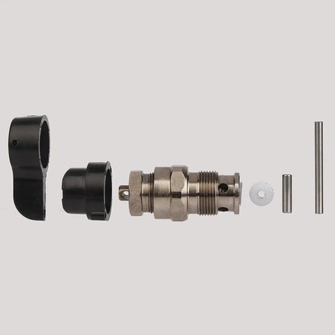 Exploded view of 235014 Airless Prime Spray Valve Drain Valve for Graco Paint Sprayers with real tungsten ball components.