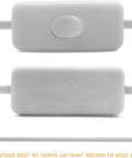 Close-up of Six Foot T5 T8 LED Tube Power Extension Cable With On Off Switch 3 Pack For Integrated LED Light Fixtures