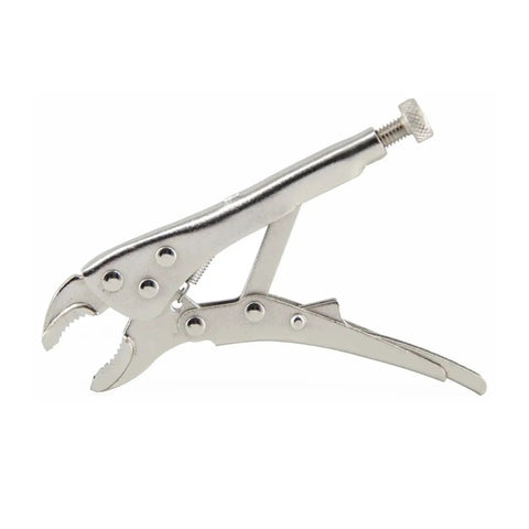 Compact 4.5 Inch Mini Pliers With Locking Jaws Rust Resistant Stainless Steel Sturdy Multifunctional Clamping Tool