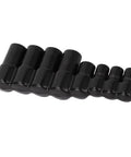 Get That 8-Piece Tap Socket Set Just Right For 1/4 And 3/8 Inch Drive Adapter Tools With Storage Rack To Fix Threads Like A Boss On Hard To Reach Spots Perfect Alloy Kit.