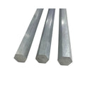 Three 9/16 Inch Hexagon Stainless Steel Bars 0.563 Inch Thick By 36 Inch Long 3 Pack For Weldable DIY Metalworking Projects