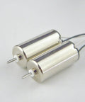 Two Pack Mini Model Helicopter Coreless Motors 1020 Size For Micro Drones 3.7V 39500RPM And 4.2V 45000RPM High Torque NdFeB DC Motors