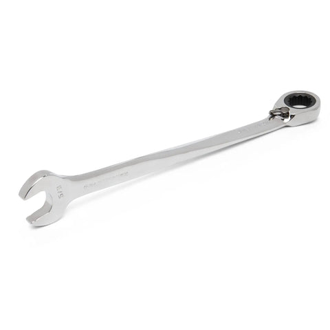 XL X Beam Reversible Ratcheting Wrench Set 9 Piece SAE 12 Point Combination Tools with Reversible Box End on white background