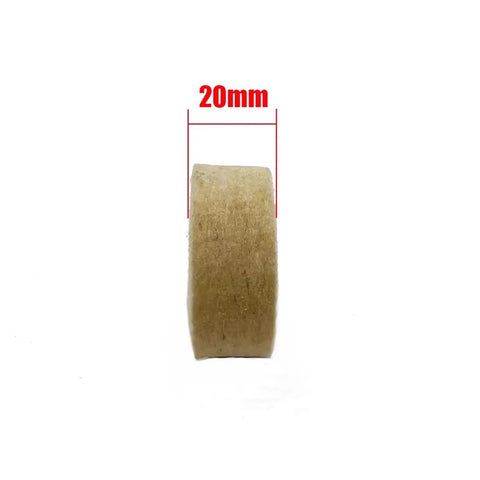 Heavy Duty 75mm Grinding Wheel And Felt Polishing Pad Perfect For Bench Grinder Or Die Rotary Tool Abrasive Disc Buffing Kit showing 20mm felt pad side view.