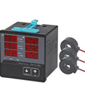 EM-72-XXD Three Phase Digital Multimeter With Three Current Transformers Reads Phase Voltage L L And L N Amperage Frequency