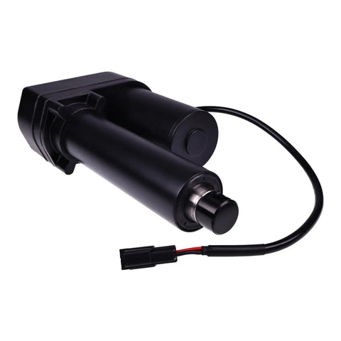 Heavy Duty Replacement Linear Actuator Kit For Serco Dock Levelers 24V V250 V450 Restraint Mounting Plate 341008 close up view with connector.