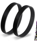 Flat Pump Belts For Bissell PowerForce And TurboClean Pet Carpet Cleaners Replacement Belts 1606428 Pack Of 2 and vacuum image