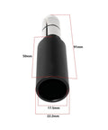 Aluminum Bar End Extender For 15-20mm Ported Handlebars 91x22mm Fits MTBs Road Bikes Folding Bikes Riser Stem Mounting