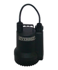 Everbilt SUP54-HD 1/6 HP plastic utility pump, black submersible with handle and threaded outlet