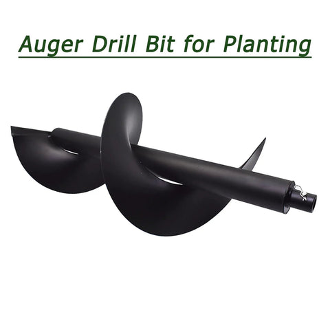 12 Inch Earth Auger Drill Bits For Planting With Three Quarter Shaft, Compatible With Any Auger Machine Head, Gasoline Engine