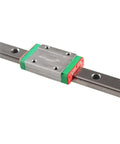 Rock Solid High Precision Linear Guide Rail Kit 15mm MGN15 With Smooth Slide Block For Super Accurate Motion And Low Friction In Your Next Cool DIY Build. MGN15 rail block close-up