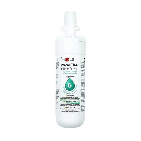 LT700P2 Refrigerator Water Filter Replacement 6 Month 200 Gallon 2 Pack White For Fresher Water And Crisper Ice NSF Certified Reduces Pesticides Chemicals And Detergents
