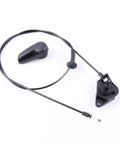 Heavy Duty Hood Bonnet Release Lever Kit For Ford Fusion 2013-2017 Replacement Handle Cable Knob Repair Part, black cable and lever