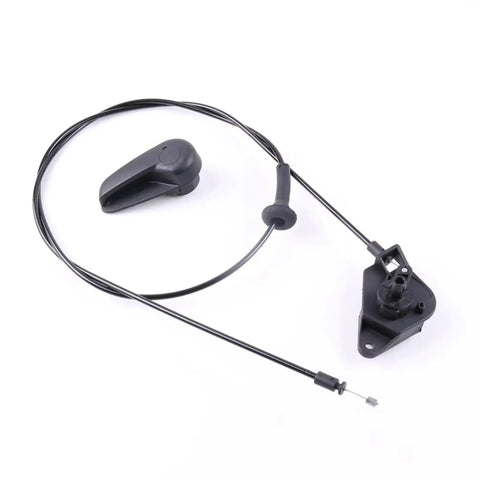 Heavy Duty Hood Bonnet Release Lever Kit For Ford Fusion 2013-2017 Replacement Handle Cable Knob Repair Part, black cable and lever