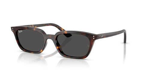 Zaya Low Bridge Fit Sunglasses In Havana With Dark Grey Lenses, Narrow Face Friendly X Small Frame 52mm, stylish square design