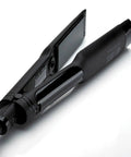 One And A Half Inch Steam Flat Iron With Dual Voltage Six Heat Settings Up To 450 Fahrenheit Steam Optional, black gold finish