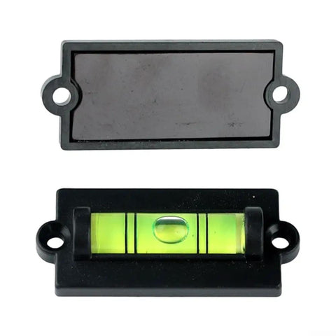 Compact for spirit Level 2.3 Inch for mini Bubble Leveler with yellow liquid in plastic frame, designed for wall decor.