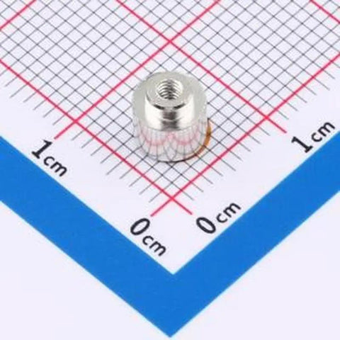 20 Pcs Smd Round Nut Circuit Board Surface Mount Column Pcb Connector M2x4 Copper Tinned on measurement grid