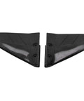 Hydrofoil Stabilizer Fins For 4 To 50HP Outboard Motors With Stainless Hardware ABS Plastic Boat Performance Boost Reducing Drag And Cavitation Improving Fuel Efficiency Helps Your Boat Plane Faster And Ride Smoother In Choppy Water, set of two black fins displayed on white background