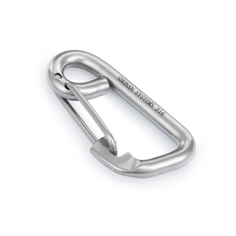 Stainless Steel Carabiner Heavy Duty Snap Hook For Marine Use Saltwater Resistant Rope Clips Jet Ski Kayak And Boat Dock Lines 316 Stainless Steel
