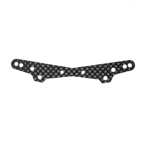 Premium Carbon Fiber Suspension Brackets For 1/10 Scale Rc Cars, lightweight carbon fiber bracket with multiple holes for mounting.
