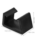 10Pcs Black Plastic Patio Sofa Clips For Wicker Furniture Quick Install Chair Couch Connectors Universal Fit Fasteners