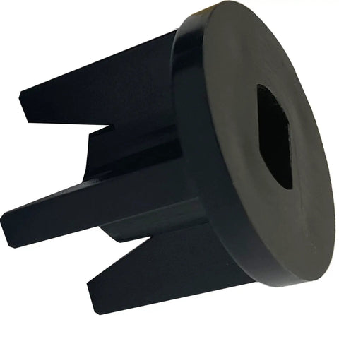 Premium Universal Replacement Clutch Plugs For Indoor Outdoor Roller Blinds And Window Shades Black 28mm Tube Connector close-up view