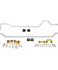Sway Bar Vehicle Kit With Maximum Grip For Killer Handling On Street And Track Engineered To Deliver Unrivaled Traction And Tight Cornering In Any Weather showing silver bars and hardware