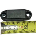 2 Sets Black Heavy Duty Magnetic Door Catch For Rv Trailer Camper Latches Holds Tight 10lbs measuring against a tape.