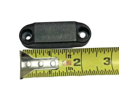 2 Sets Black Heavy Duty Magnetic Door Catch For Rv Trailer Camper Latches Holds Tight 10lbs measuring against a tape.