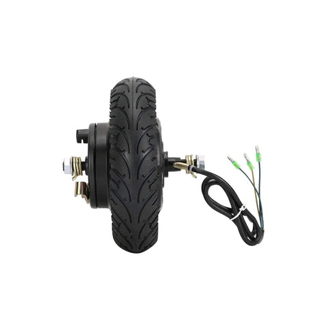 Eight Inch Electric Scooter Hub Motor Drop In Replacement, 24V 36V High Torque Heavy Duty Conversion Wheel with tire and wiring.