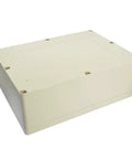 Heavy IP65 Waterproof Junction Box Universal Electrical Enclosure Built From ABS Plastic Foolproof Wiring Case In Pale Gray side view