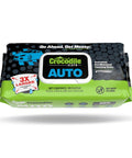 Heavy Duty Auto Cleaning Wipes 100 Count For Degreasing And Detailing Extra Large 15 By 10 Inch Disposable Wipes Package Front View
