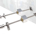 Upgrade Your 3D Printer With This Killer T8 Lead Screw Vertical And Horizontal Kit Featuring 2mm Pitch, 8mm Diameter, Flexible Coupling, Brass Nut And KP08 Bearings For Smooth Precise Printing And Engraving Machine Builds. T8 lead screw kit with 8mm stainless steel shaft, brass nut, coupling and KP08 bearings
