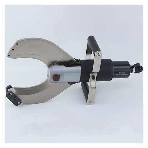 Beefy Hydraulic Cable Cutter Head For 120mm Armored Copper And Aluminum Wire Pro Grade Rust Resistant Super Sharp Gear Durable Build With Retractable Handle Ideal For Construction Machinery And Hydraulic Projects, side view