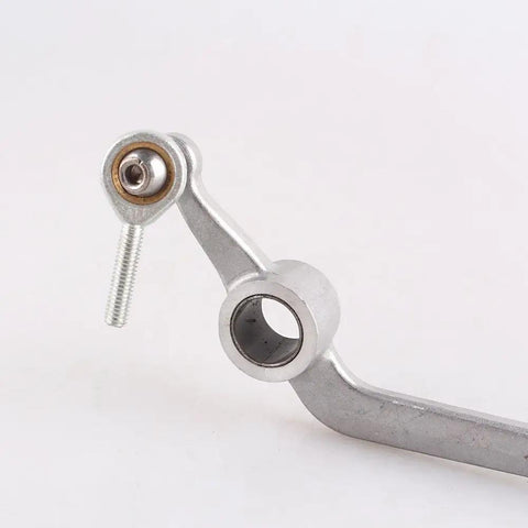 Aluminum Motorcycle Shift Lever Replacement For Yamaha YZF R1 2004 2005 2006 2007 2008 close-up on pivot point and bolt