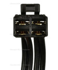 Hp4145 Blower Motor Module Connector For Automatic Climate Control, featuring durable black plastic with gold contacts.
