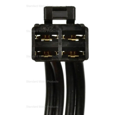 Hp4145 Blower Motor Module Connector For Automatic Climate Control, featuring durable black plastic with gold contacts.