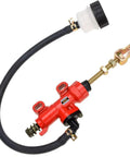 Red rear brake master cylinder reservoir for Coleman KT196 CK100 Yerf Dog GX150 go-kart buggy ATV 150cc 110cc 125cc 250cc