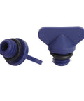 Premium 5 Pcs Engine Block Drain Plug Kit Fits Mercruiser With Exact OE Part Numbers 8M0119211 And 12-19183 blue ABS drain plugs