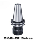 Bad Ass Sk40 Spring Collet Set With Er16 Er20 Er25 Er32 Er40, Premium stainless steel collet holder with smooth grip.