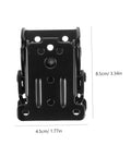 Space-saving folding hinge set for furniture and DIY projects