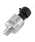 1/8 NPT Stainless Steel Pressure Transducer Sensor For Oil Fuel Air Water Measurement High Sensitivity Accuracy With 5V Output