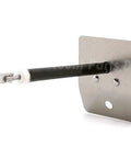 Close-up of Oven Heating Element Replacement 316075104 for Frigidaire Kenmore with metal mounting plate, black finish
