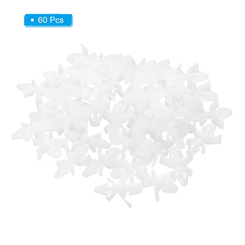 Rock Solid Nylon Pcb Board Isolation Columns And Circuit Board Standoff Clips With Double Head Reverse Locking Bracket For Electronics Gear Plug And Play Setup Hassle Free Assembly At Four Point Nine Millimeters, 60 pieces of nylon clips.