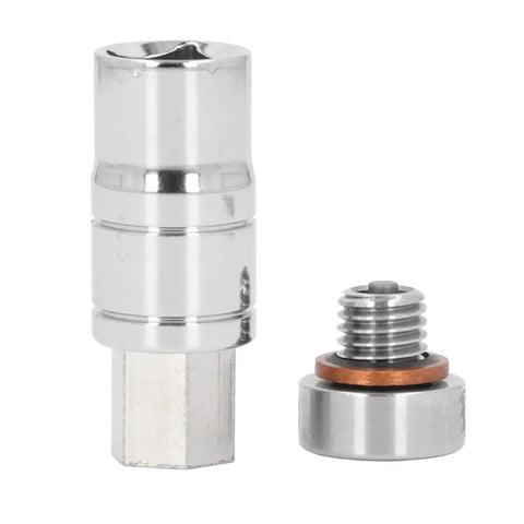 Fix A Leaky Oil Pan Like A Boss With This M12x1.75 Stainless Steel Self Tapping Repair Kit That Cuts New Threads For a Leak Free Seal And Includes An Extended Bit And Wrench To Save Your Engine From Disaster, M12x1.75 stainless steel oil plug repair kit parts