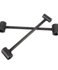 Double Head Steel Door Hinge Adjustment Wrench For Fire, Cleanroom And Security Doors, Easy Grip Bender Tool, Heavy Duty Steel Construction