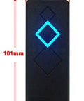 One Door Proximity RFID Access Control System With 600 Lb Magnetic Lock dimensions showing length and width
